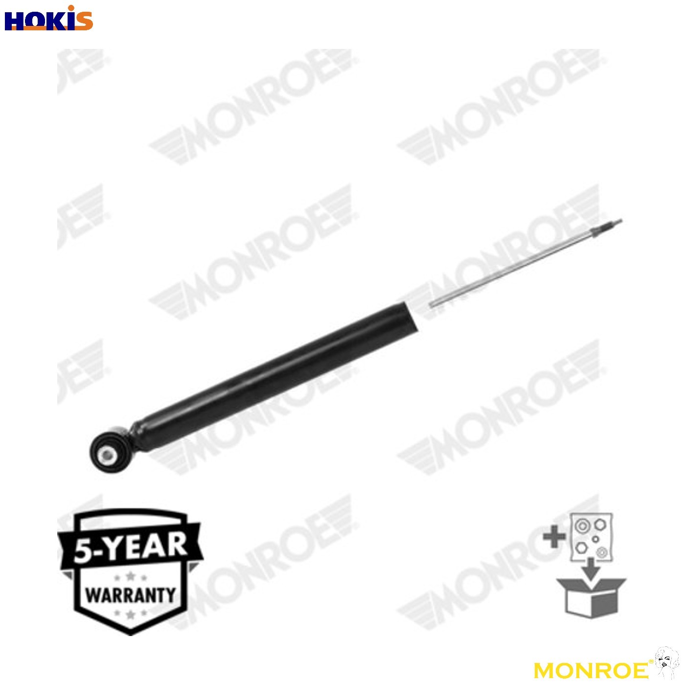1x Shock Absorber (Single) 376195SP Rear Monroe O.E Spectrum 5Q0513029AS - Image 5