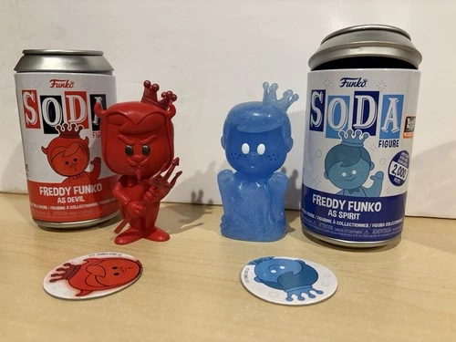 Funko POP! Freddy Funko as Spirit Soda and Devil 2022 Fright Night Box of Fun