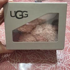 UGG Baby Girl Bixbee Boot Shell Curly Faux Fur Pink 0/1 USA Size 1121045I