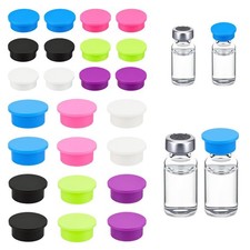 Lnidpd 24pcs 3ml 5ml Glass Vial Peptide Protective Caps with Reusable...