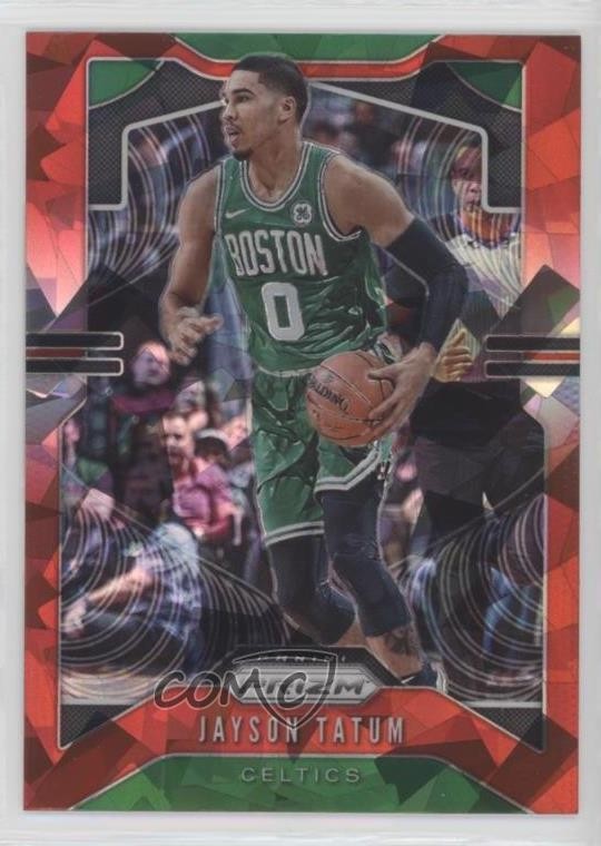 2019-20 Panini Prizm Red Ice Prizm Jayson Tatum #39 uk2