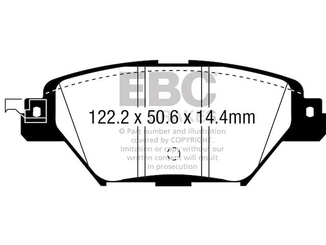 Juego de pastillas de freno trasero para 16-23 Mazda CX9 NK92F7 Foto 2 de 3