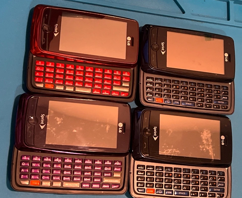 Teléfono celular deslizante LG Rumor Touch LN510 - azul y negro (Sprint) Foto 4 de 4