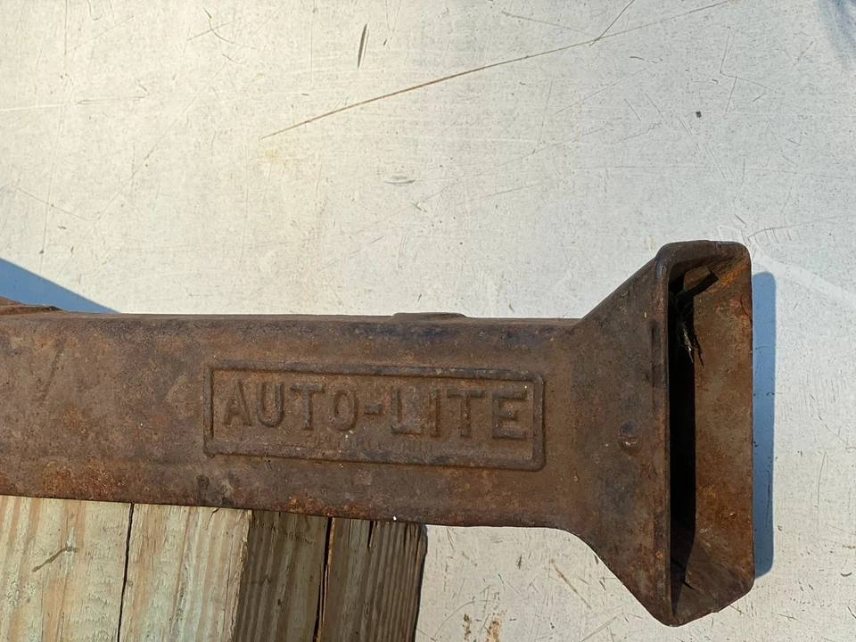 1928 29 30 1931 1932 FORD MODELO A B AUTO-LITE ESCAPE COLECTOR CALEFACCIÓN CUBIERTA 1110 Foto 4 de 4