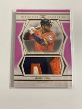 2025 Topps Definitive Jeremy Peña Jumbo Patch Relic /15