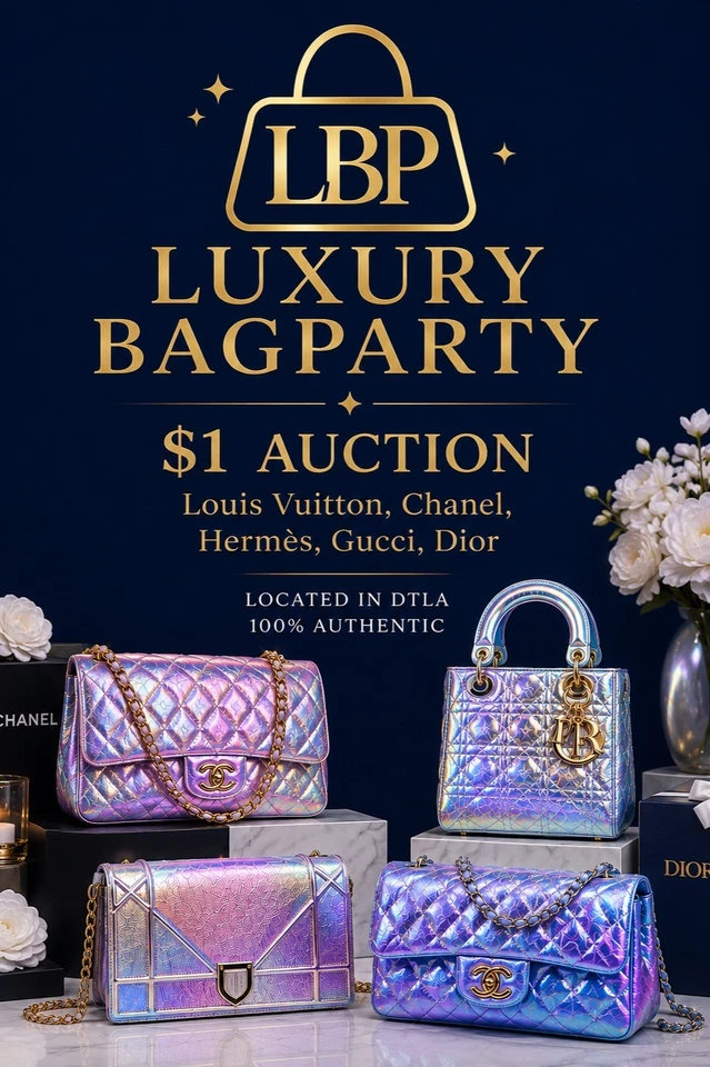 LOW START AUCTION CHANEL, LOUIS VUITTON, DIOR, BOTTEGA, &MORE ! 💜