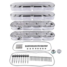 Polished Engine Valve Covers for Chevrolet Small Block V8 LS1 LS2 LS3 LS6 293