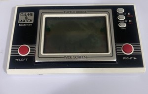 NINTENDO Game & Watch Turtle Bridge Widescreen 1982 TL-28 Tested and Working