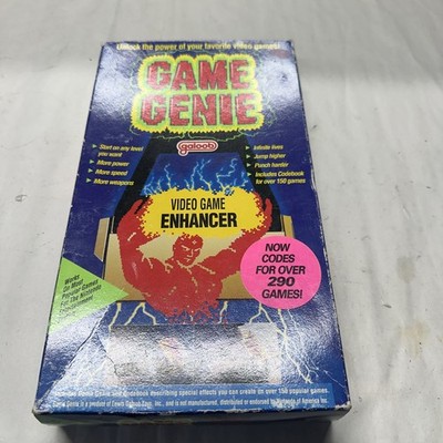 Galoob Game Genie Gold Nintendo NES  Box & Manual With Code Update s No Cart
