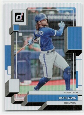 2022 Donruss #170 Bo Bichette Career Stat Line #/301