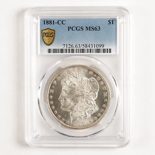 1881-CC Morgan Dollar $1 MS63 PCGS Carson City *Lusterous Coin! 31626