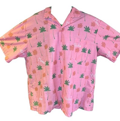 Hawaiihemd rosa Aloha Made in Hawaii Herren 3X-Large