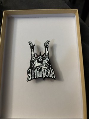 All Shall Perish Small White Sparkly Pincore Enamel Pin #3/30