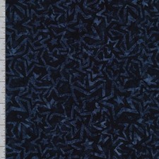 TONGA Batik Fabric Patriot Pride Star Outline Blue Timeless Treasures YARD