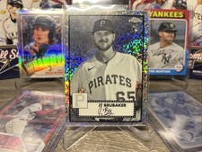 2021 Topps Chrome Platinum Anniversary - JT Brubaker #140 Black & White-Diamond 