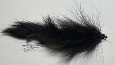 3-Pack Blackout Tarpon Bunny 2/0 Lead Eyes Free Shipping USA Made