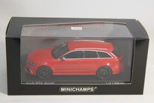 Minichamps 1/43 Audi RS6 Avant C7 Red 2012 Edition of 1008 pieces Minichamps