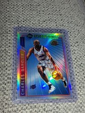 Charles Barkley 1996-1997 Topps Mystery Finest Refractor #M21 Rockets HOF