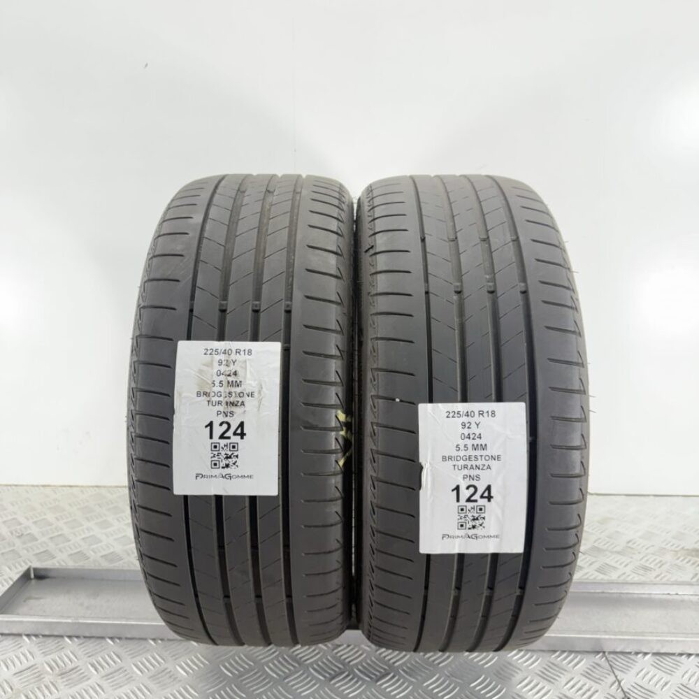 Gomme Usate 225 40 R18 92Y Bridgestone Turanza 5.5mm Estive