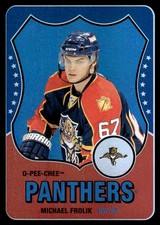 2010-11 O-Pee-Chee retro black rainbow Michael Frolik 038/100 Florida Panthers