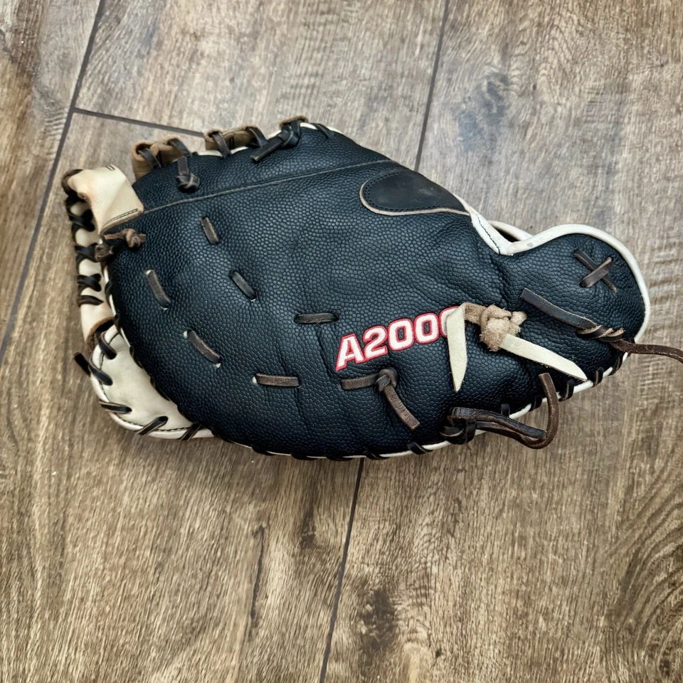 Guante de béisbol/softbol Wilson A2000 Pro Stock cuero derecho 12,5" FP1620 1ª base Foto 3 de 4