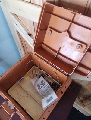 Vintage Fenwick Sports Seat 9050 Woodstream Corp Fishing Orange