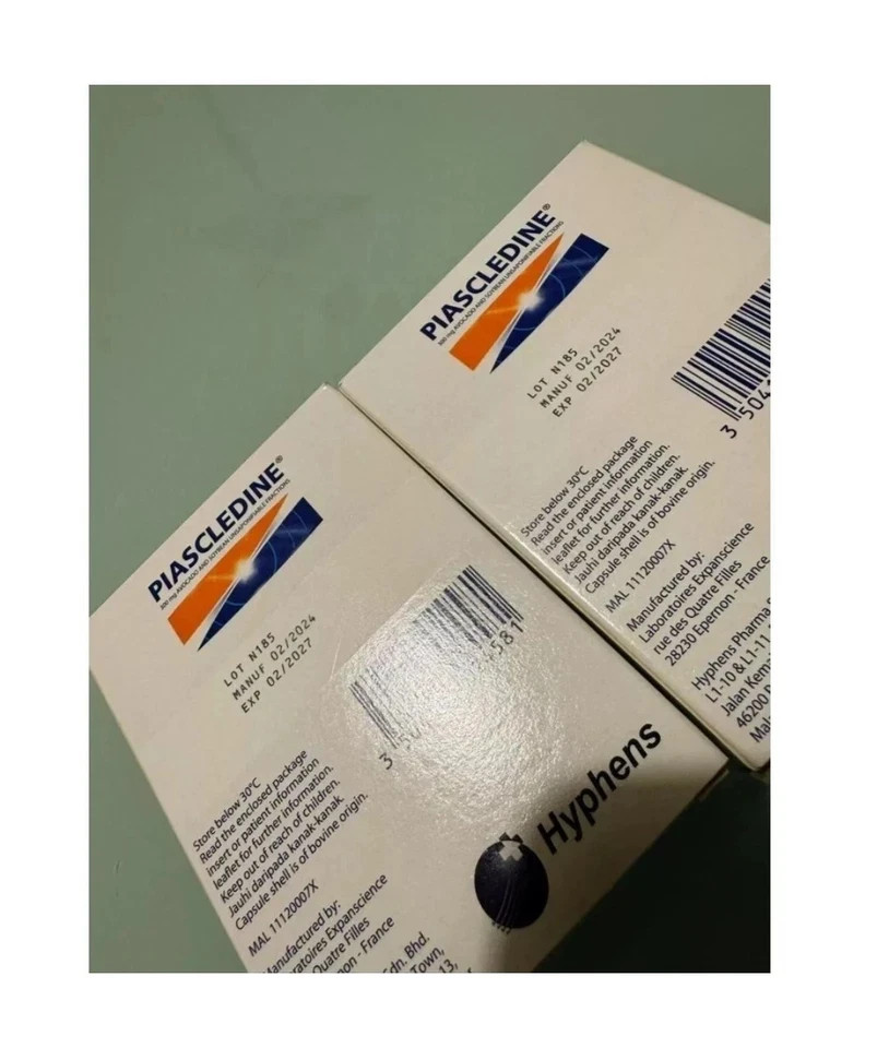 2 Pack Piascledine 300mg 30`s Capsules Anti rheumatic Osteoarthritis Joint Pains