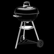Weber 47cm Compact Kettle Charcoal Barbecue Black