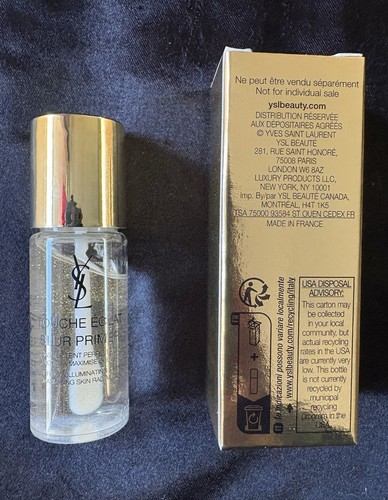Yves Saint Laurent YSL Touche Eclat Blur Primer Silver .33oz/10ml Travel Sz NEW - Picture 3 of 3