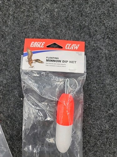 2 Reti Galleggianti Artiglio Aquila Minnow Dip 12" Secchio Pesca Shiner Esca Scoop - Foto 3 di 6