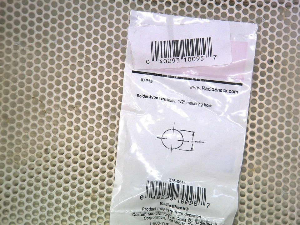 Interruptor de botón pulsador RadioShack 250VAC 2P DPST OFF-(ON) 1.5A 275-0644 Foto 2 de 2