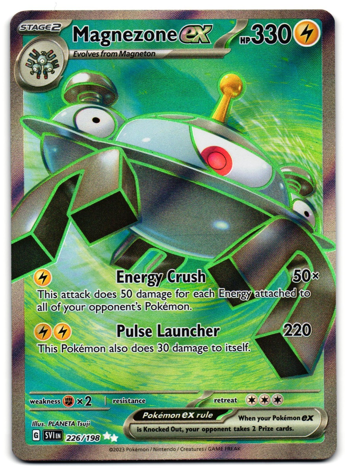 Magnezone EX 226/198 - Ultra Rare Scarlet & Violet Pokemon TCG 2023 - NM Card