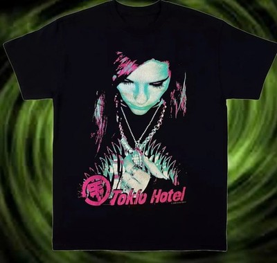 Tokio hotel Band Cotton T Shirt black Unisex Fan Gift S-5XL