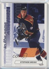 2003-04 ITG Action Game-Used Jerseys Sapphire Fall Expo 1/1 Stephen Weiss 2a8