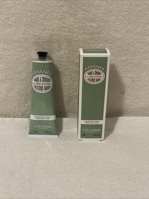 L'OCCITANE Amande Delicious Hands Cream Nail Care with Almond 150ml/5.2 oz NIB