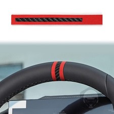 Real Soft Carbon Fiber Center Console Steering Wheel Cover Trim For Toyota 03-08