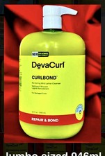 DevaCurl CURLBOND cleanser: JUMBO SIZED 946ml/32oz, Re-Coiling, Repair  Bond