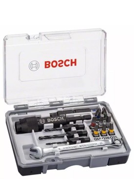 Schrauberbit-Set Drill & Drive, 20-teilig, mit HSS-Bohrern, Schraubenschlüssel