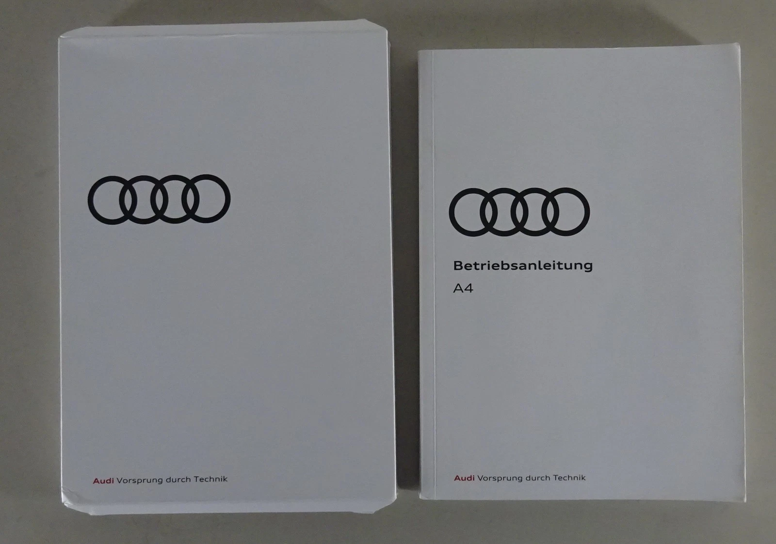 Board Folder + Operating Manual / Handbook Audi A4 B9 Version 11/2019