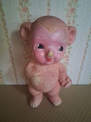 VTG IRWIN RUBBER BEAR 12'' TOY MINOR ISSUES (READ) BUT GREAT CONDITION OVERALL