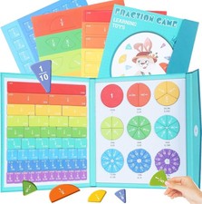 New Magnetic Fraction Demonstration Book for Kids, Magnetic Fraction Playbook