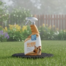 Effective Go Here Dog Potty Training Spray - 32 oz of Safe, Natural Attractant