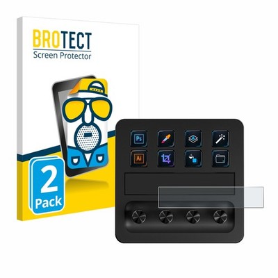 2x Schutzfolie Matt für Elgato Stream Deck + Displayschutz Antireflektierend