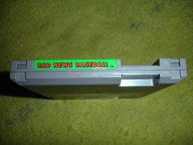 Bad News Baseball (Nintendo NES) CLEANED & TESTED, the save works