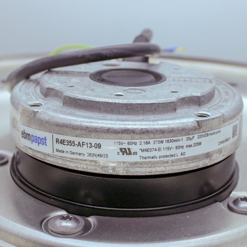 Ebm-Papst R4E355-AF13-09 115VAC 1612CFM Curved Motorized Impeller - Picture 2 of 4