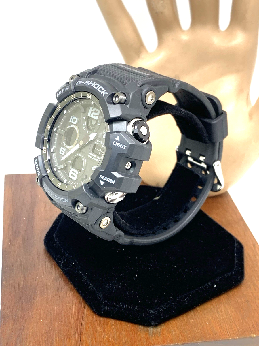 Casio G-Shock Men's Watch GSG100-1AWC Solar Mudmaster Black Resin