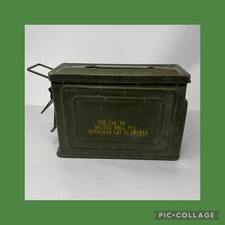 U.S. Military Ammo Can CAL .30 M1 Ammunition Box Belted Ball M2 Canco WWII Solid