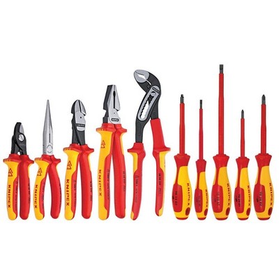 KNIPEX 9K 98 98 30 US Insulated Tool Set,Hard Case,10-Pc 38UU10