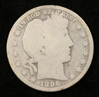 1896-O Barber Half Dollar 50C Fair Condition Raw (#SLC00263)