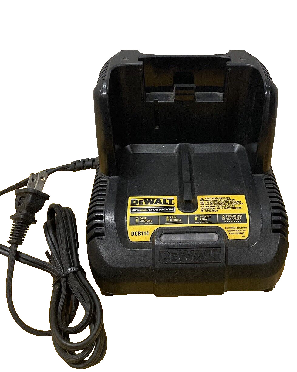 Dewalt DCB114 40v Max Li-Ion Battery Charger Tested great wo